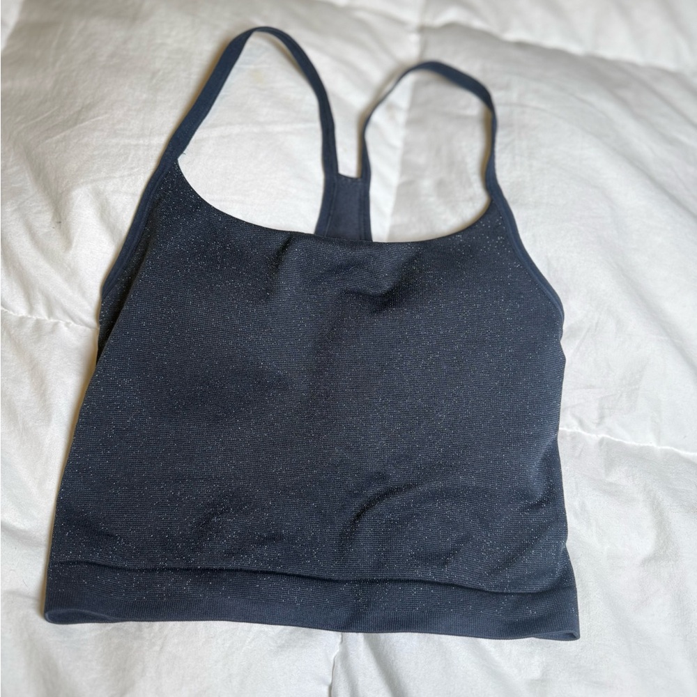 All in Motion Navy Blue Sparkle Sports Bra